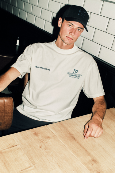 Fish N Chips Tee - White