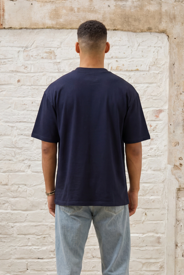 Crown Icon Tee - Navy Blue