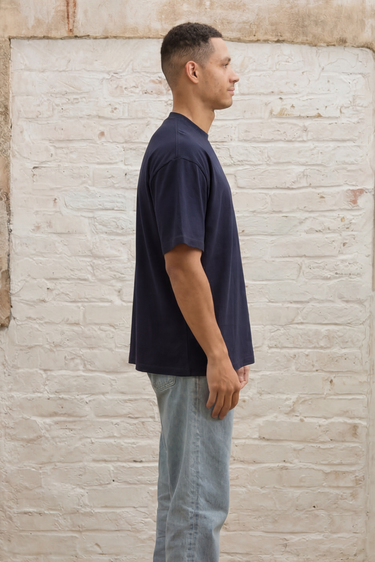 Crown Icon Tee - Navy Blue