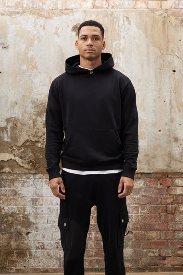 Crown Cargo Zip Sweatpants - Black
