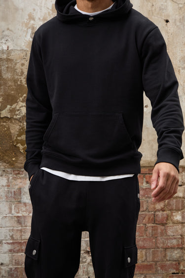 Baron Oversized Hoodie - Black