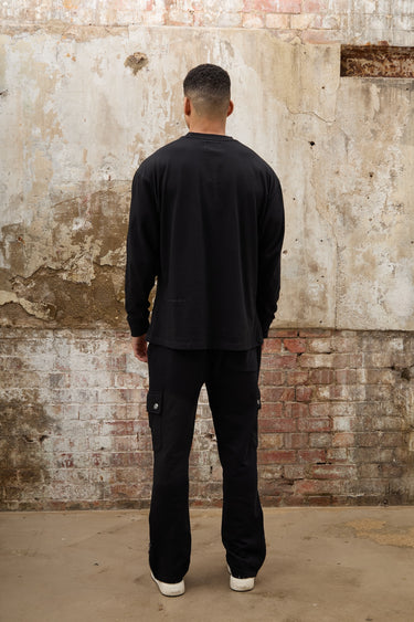 Crown Icon L/S Tee - Black