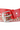 Leather Studded Belt  - Aurora Red