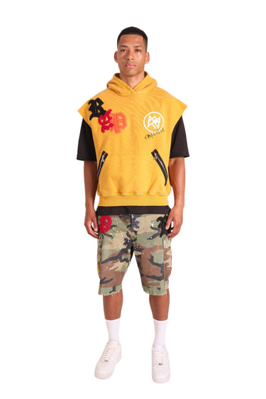 RealArtisticPeople Baron Sleeveless Hoodie - Sunflower Orange