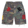 Real Artistic People - Camo Cargo Shorts Green