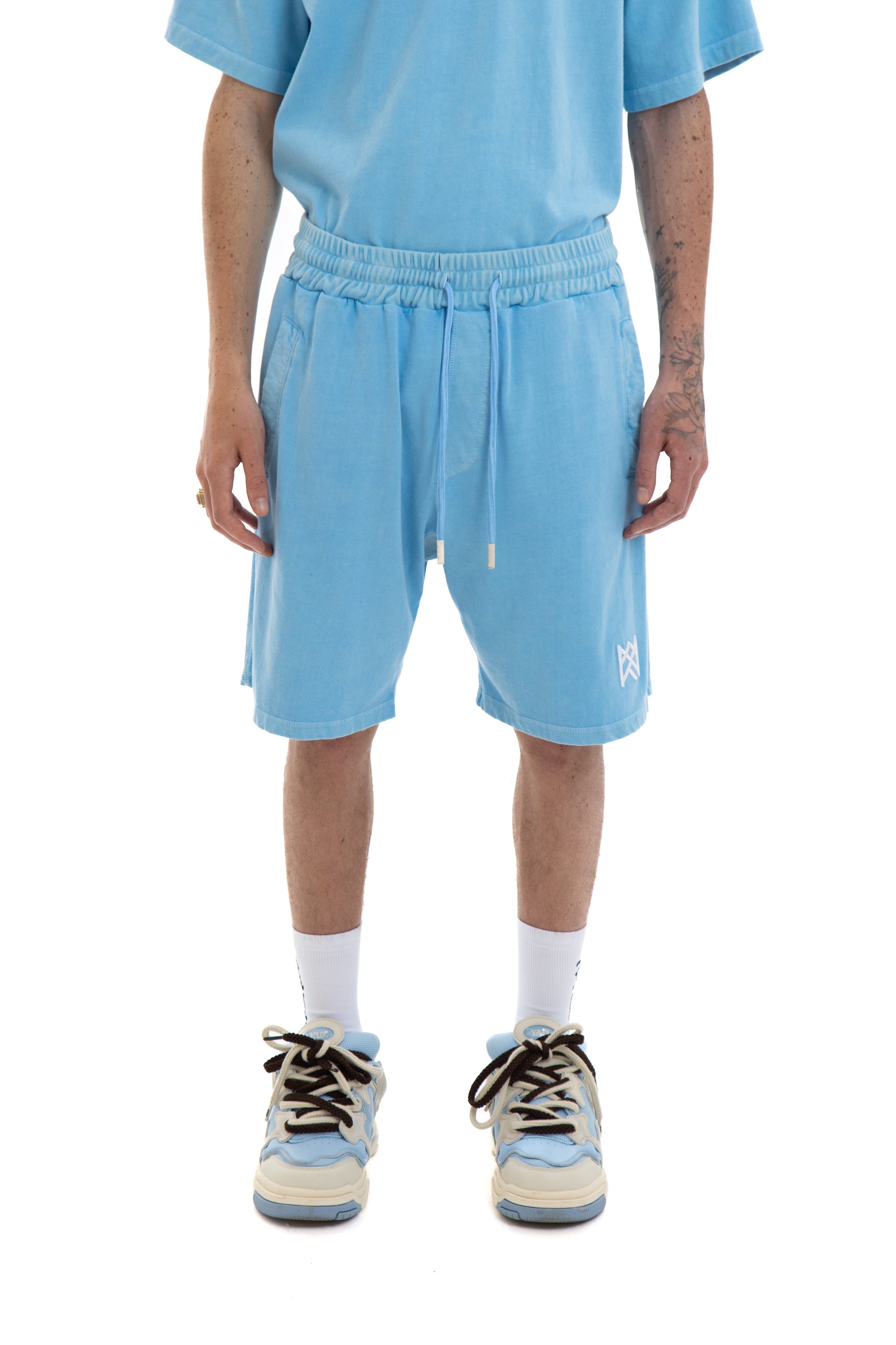 Heir Oversized Shorts Sky Blue - RealArtisticPeople