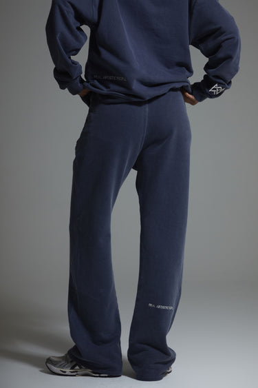 Crown Crystal Sweatpants - Navy Blue