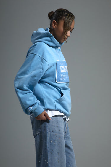 For The Culture Chenille Hoodie - Baby Blue
