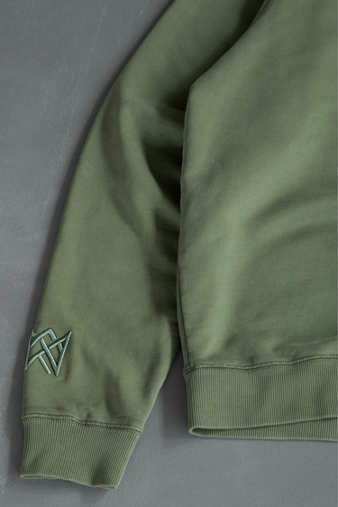 Majesty Sweatshirt - Olive Green