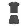 Real Artistic People - Oversized Heir Tee and Shorts Set - Vintage Charcoal