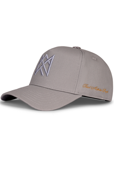Crown Icon Snapback - Grey