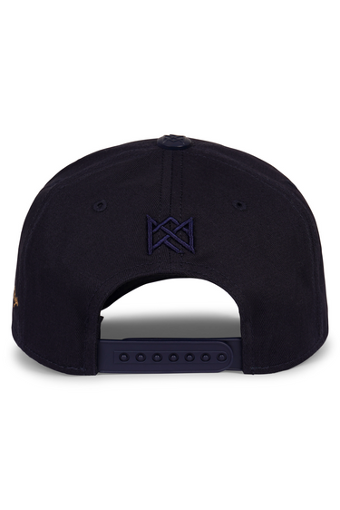 Crown Icon Snapback - Navy