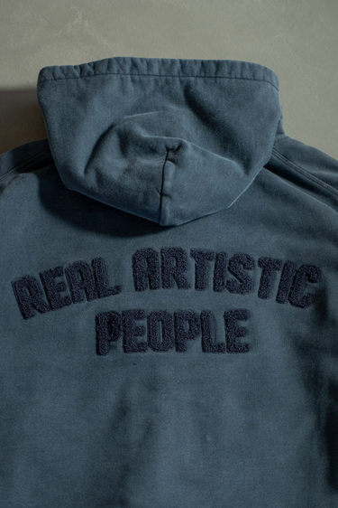 Royal Zip-Up Hoodie - Raven Blue