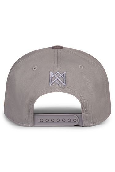 Crown Icon Snapback - Grey