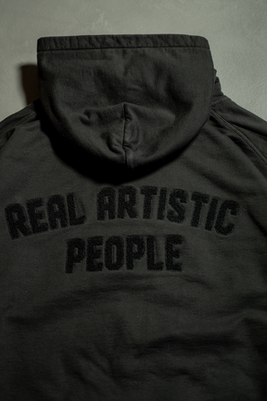 Royal Zip-Up Hoodie - Jet Black