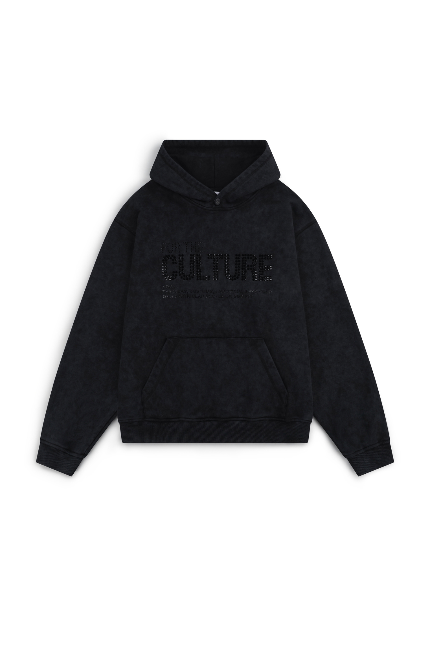 For The Culture Hoodie Onyx - Real Artistic People