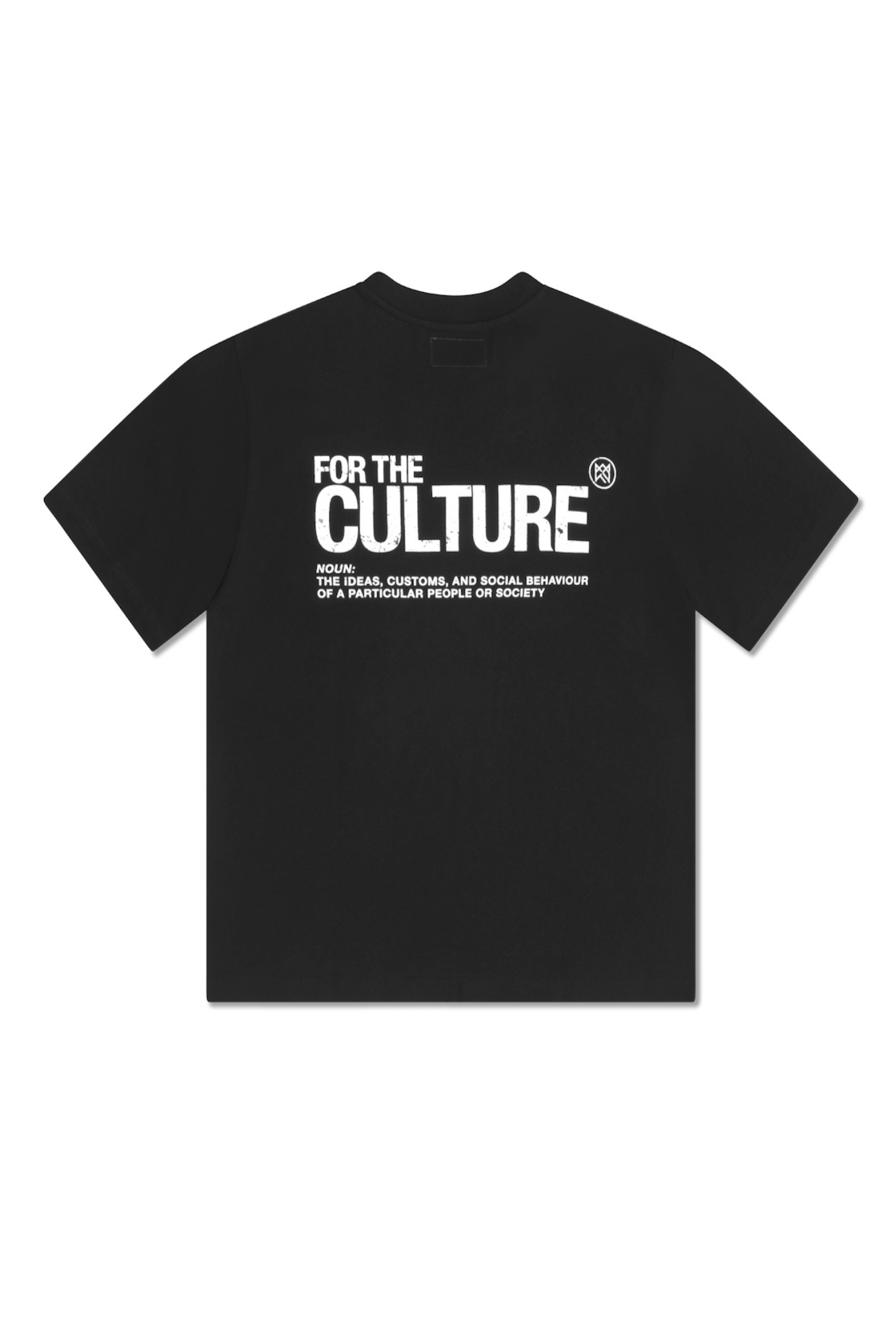 For The Culture Crown Tee Black - Real Artistic People
