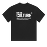 For The Culture Crown Tee Black - Real Artistic People