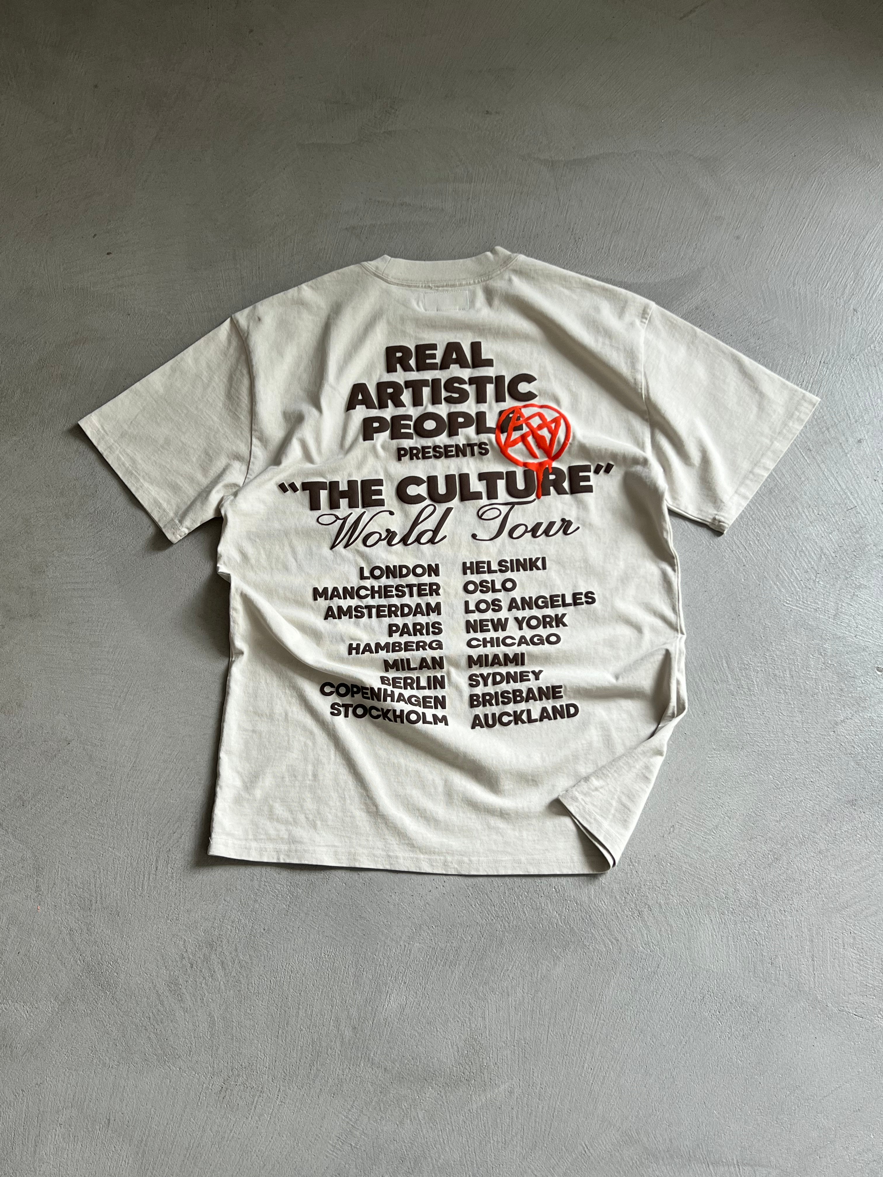 Culture World Tour Heir Tee- Off-White