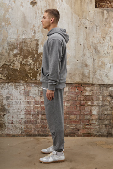 Baron Oversized Hoodie - Grey Melange