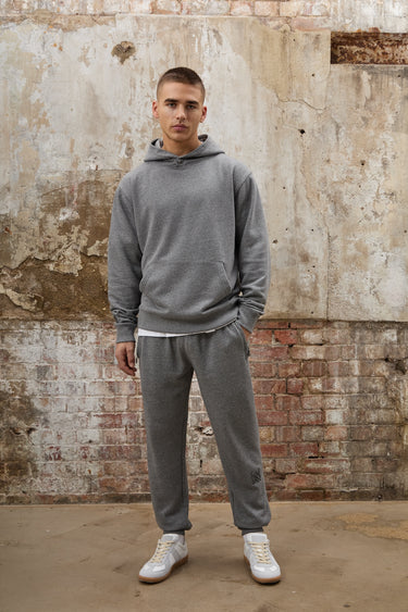 Baron Oversized Hoodie - Grey Melange