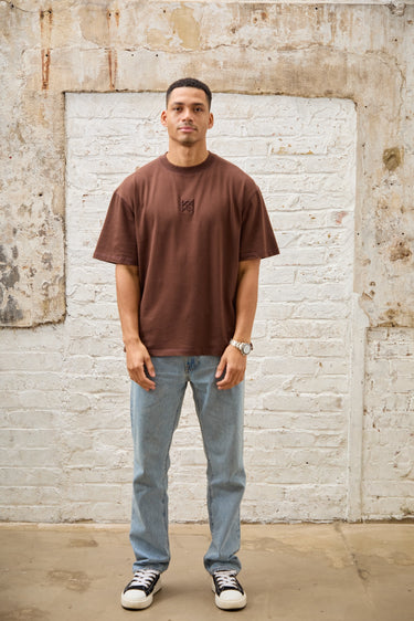 Crown Icon Tee - Brown