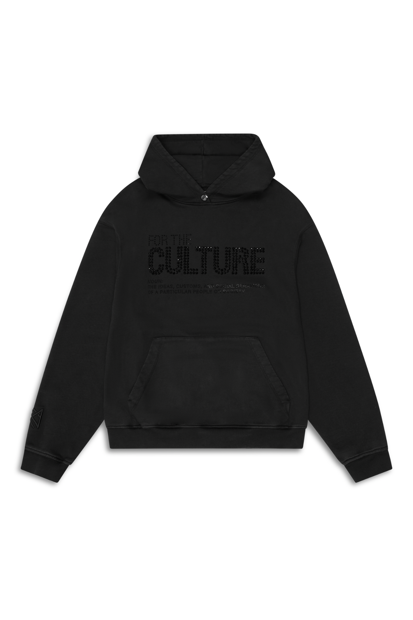 Real Artistic People Streetwear Culture Hoodie - Jet Black