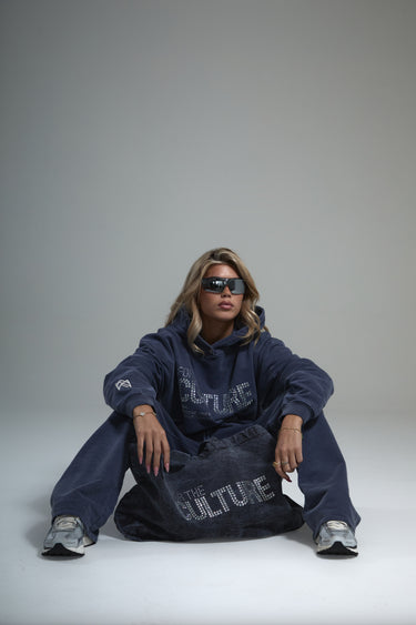 Real Artistic People Navy Tote Bag