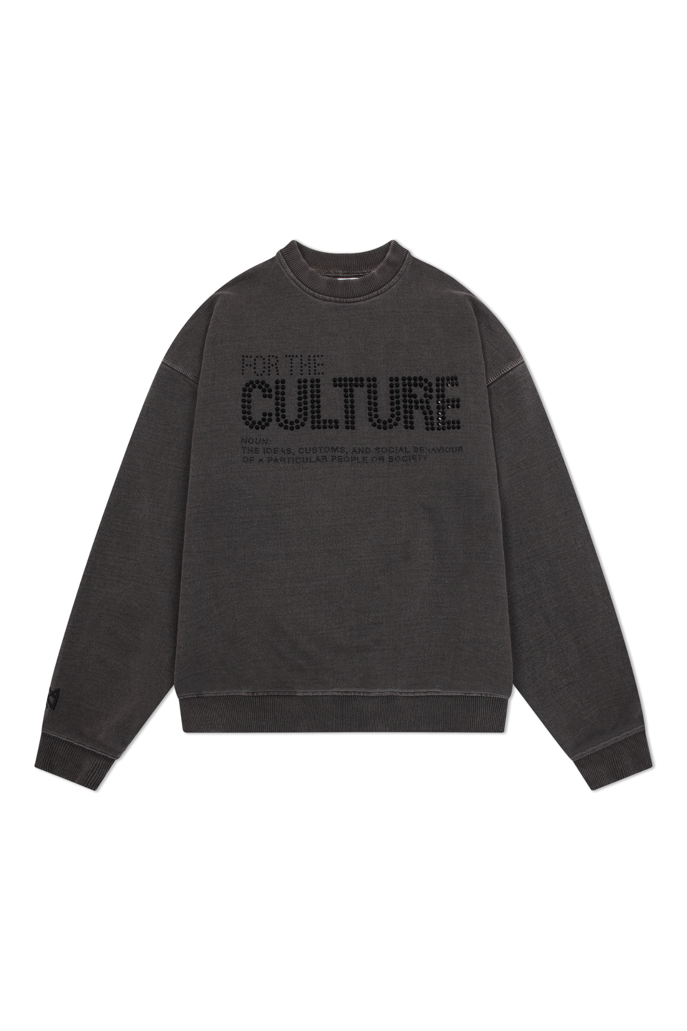 For The Culture Crystal Sweatshirt - Charcoal