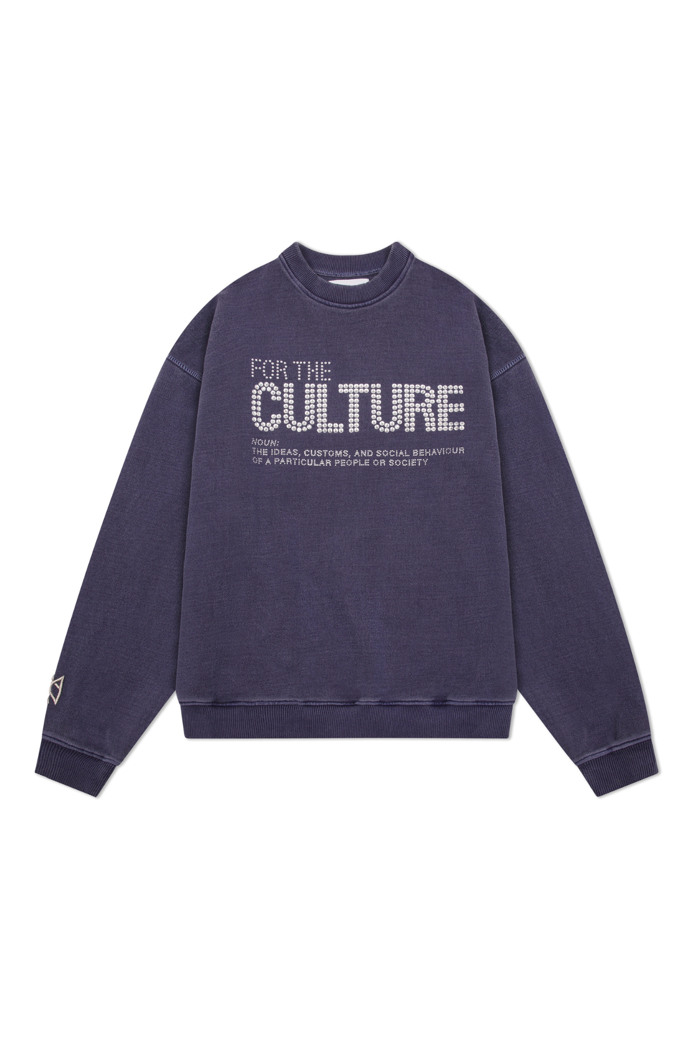 For The Culture Crystal Sweatshirt - Navy