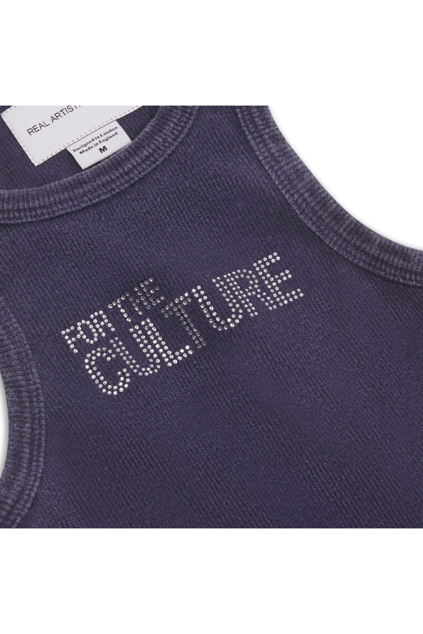 For The Culture Crystal Tank Top - Navy Blue