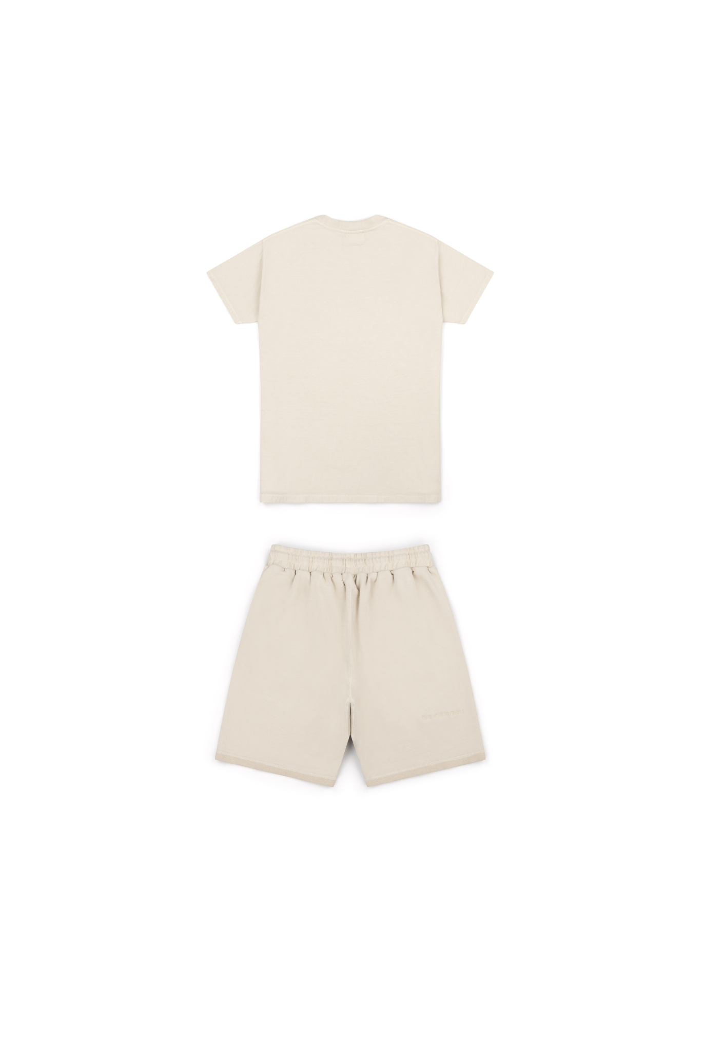 Real Artistic People - Heir Tee and Shorts Twin Set Vintage Off White