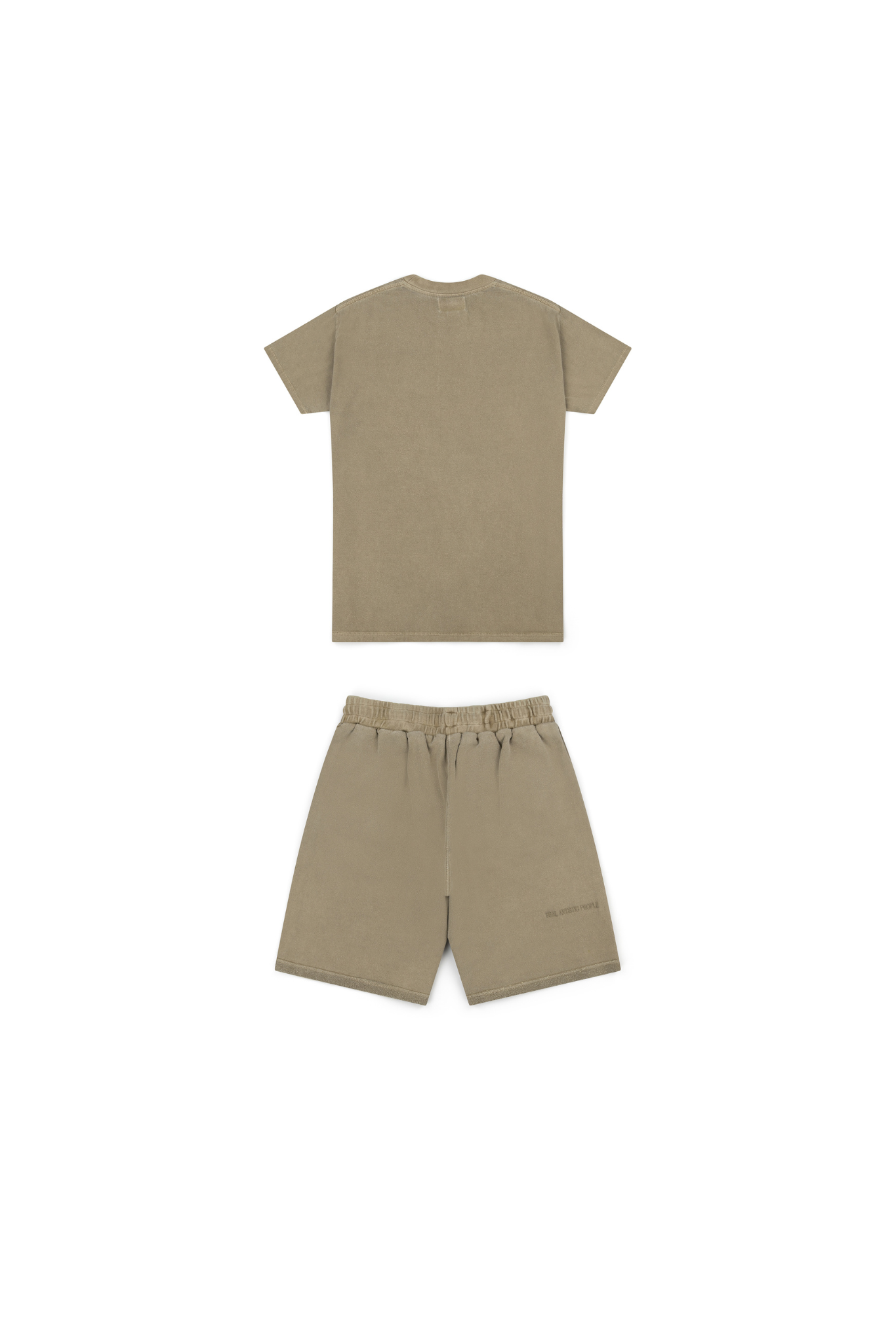 Real Artistic People - Heir Tee and Shorts Twin Set Vintage Olive