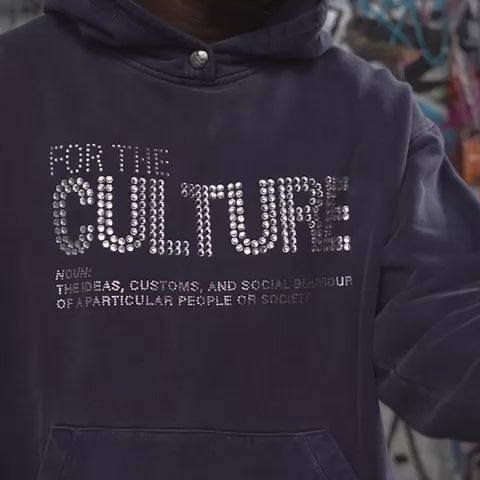 Real Artistic People Streetwear Culture Hoodie - Navy