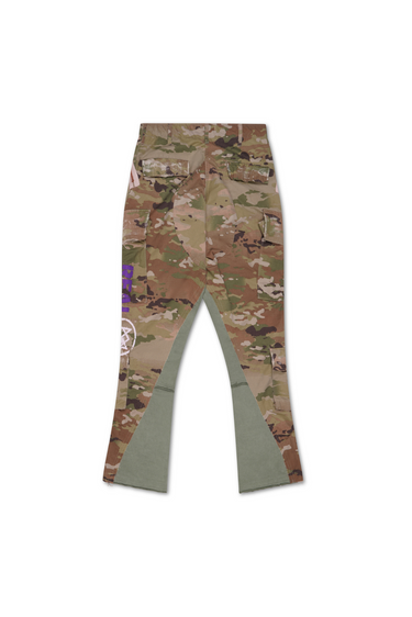 Camo Cargo Flare  - Operational Brown