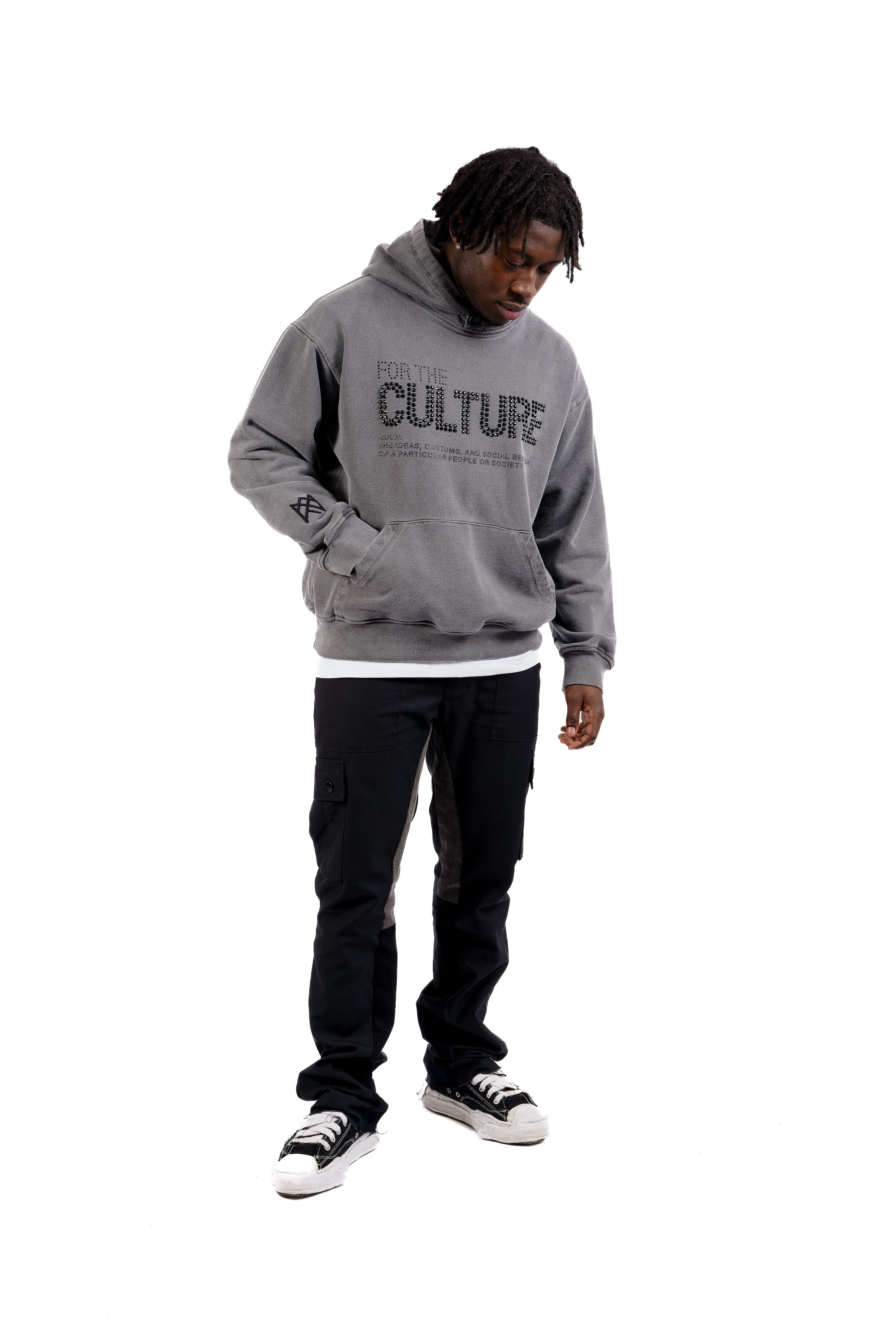 Real Artistic People Streetwear Culture Hoodie - Charcoal Grey