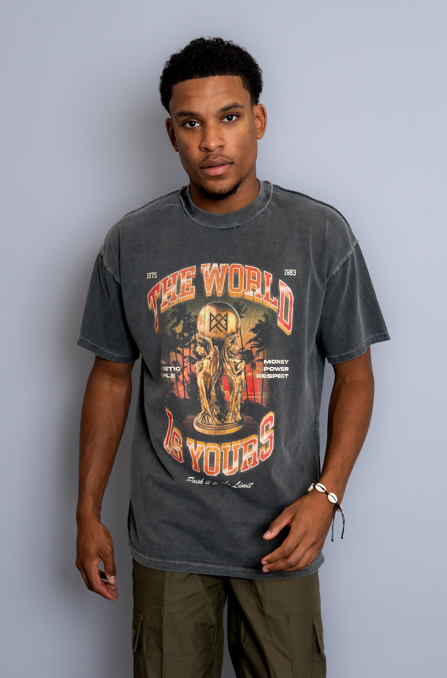 The World is Yours Vintage Tee - Real Artistic People